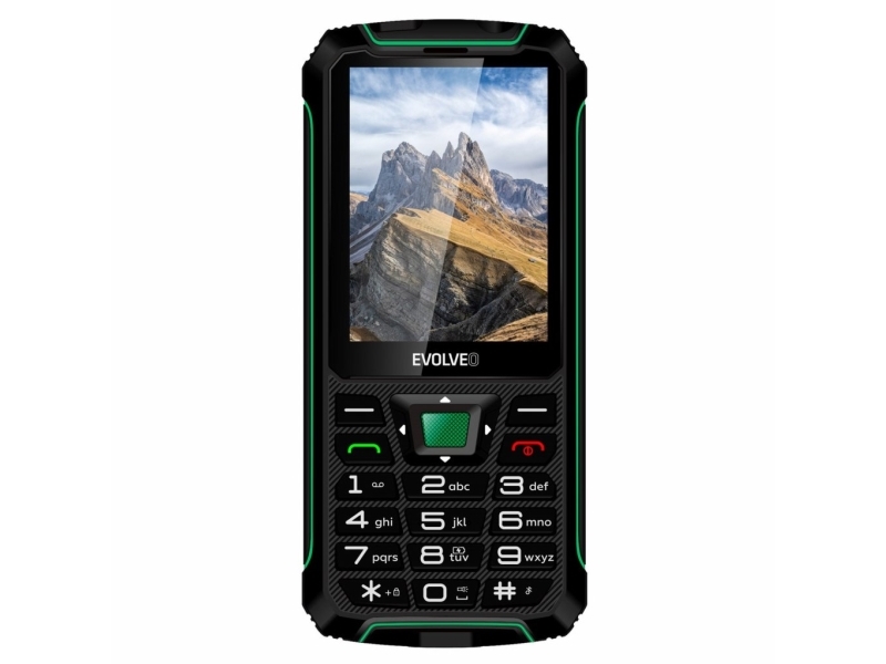 Evolveo Strongphone Spw4rd, Balken, Dual-Sim, 7,11 Cm (2.8"), 2 Mp, 2500 Mah, Schwarz, Grün