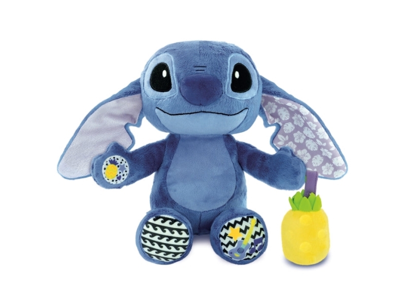 Clementoni Disney Baby Stitch Calm & Play Musical Plush, Tegneseriefigur, 0 År, Interaktiv, Klingende, AAA