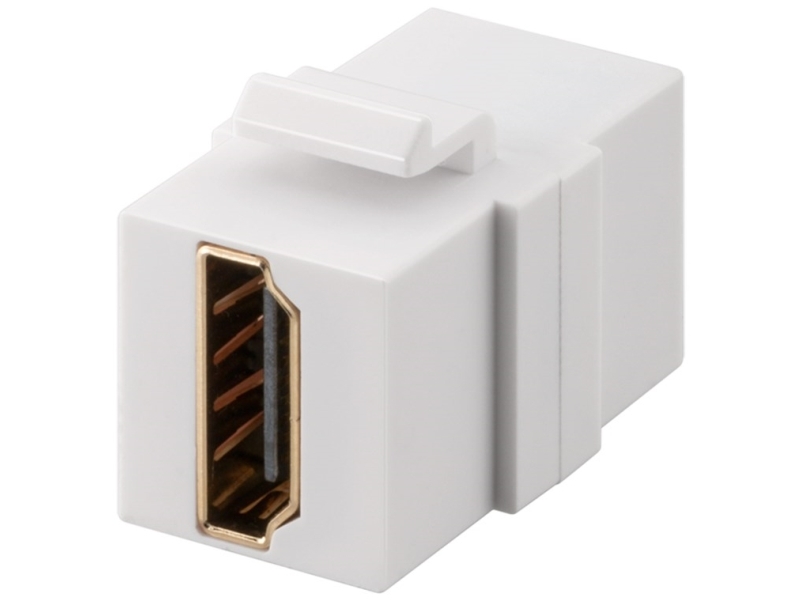 Keystone modul med HDMI™-samleled, 8K @ 60 Hz