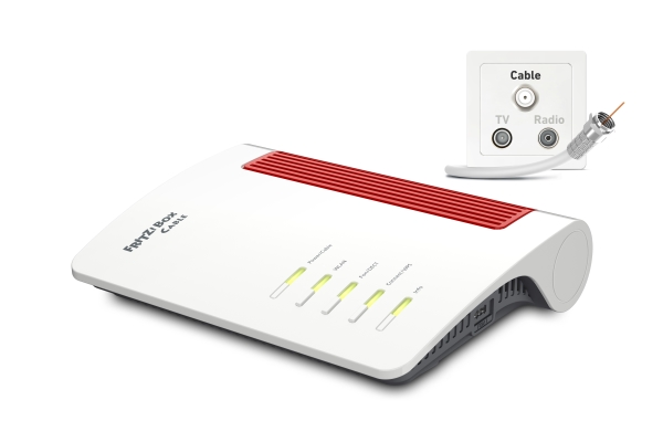 Box 6670, Wi-Fi 7 (802.11Be), Dual-Band (2,4 Ghz/5 Ghz), Ethernet/Lan, Weiß, Tabletop-Router