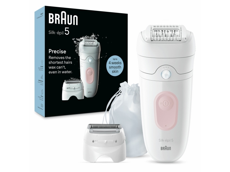 Braun Silk-épil 5 epilator 5-030 hvid og pink