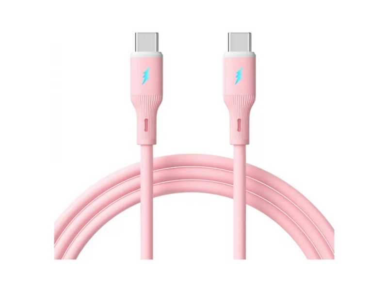 Akyga Usb-Kabel Usb-C Stik, Usb-C Stik 1 M Rosa Ak-Usb-66