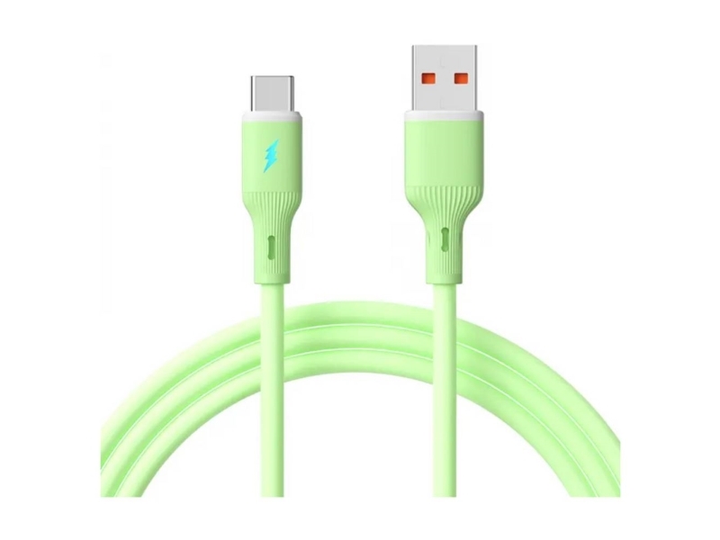 Akyga - Usb-Kabel - Usb (Han) Til Usb-C (Han) - Usb 2.0 - 5/9 V - 3 A - 1 M - Grøn