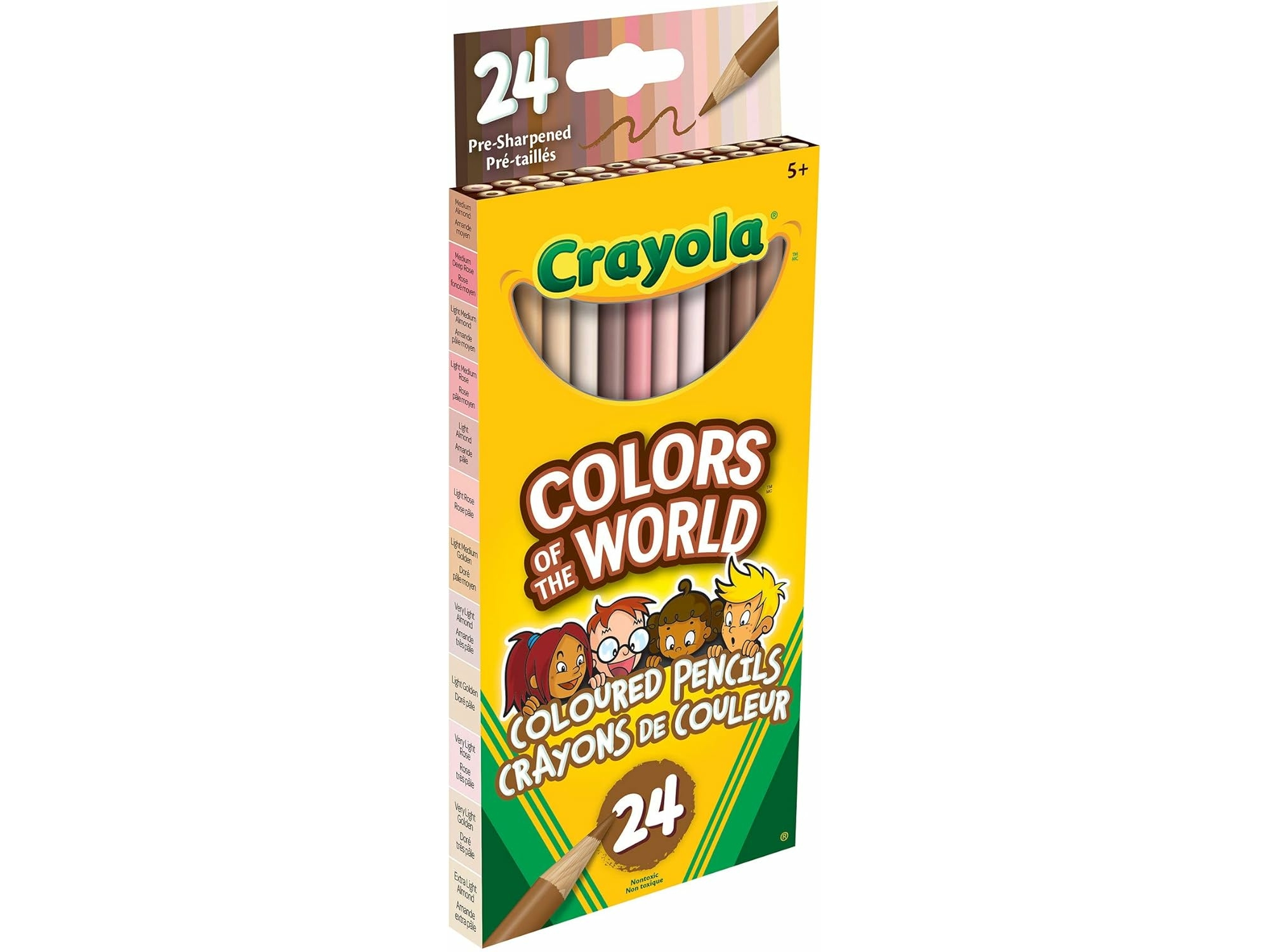 Crayola 58-7804, 24 väriä, Monivärinen, Pyöreä, CE, 3 vuosi/vuosia, Poika/tyttö