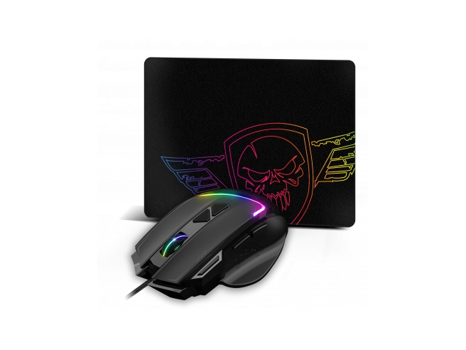 Spirit Of Gamer Pro-M3 Rgb, Højre Hånd, Optisk, Usb Type-A, 7200 Dpi, Sort