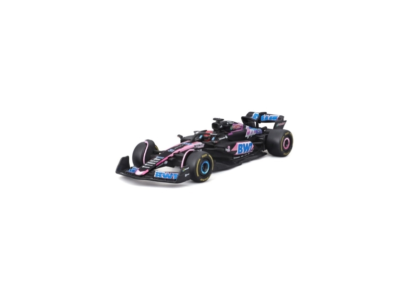 Bburago Alpine F1 A524 1:43 Ocon, Sportwagen-Modell, Vormontiert, 1:43, Alpine A524, Unisex, Metall, Kunststoff