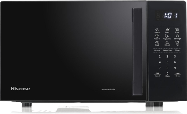Hisense H20MOBS4HI, Pöytämalli, Solo-mikroaaltouuni, 20 L, 700 W, Sisäänrakennettu näyttö, Painikkeet