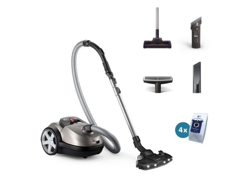 Philips XD8152 - Dammsugare - med behållare - påse - skalgrå | Vitvaror - Dammsugare - Dammsugare | GameStuff