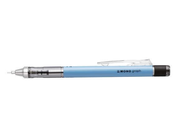 Tombow MONO graph, Blå, Plast, Hvid, 0,7 mm, Rund, Plast