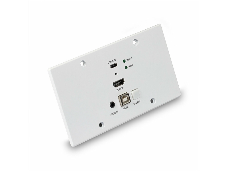 Lindy 150M Cat.6 Hdmi 4K60 & Type C Hdbaset Eu Wall Plate Kvm Extender, Transmitter, Transmitter, Kabelgebunden, 150 M, Cat6, 3840 X 2160 Pixel, 60 H