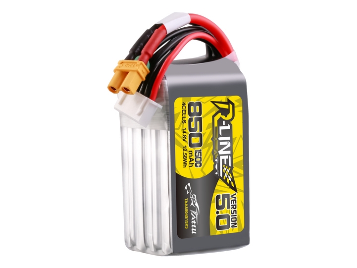 Tattu R-Line Version 5.0 850 Mah 14,8 V 4S1p 150C Xt30u-F
