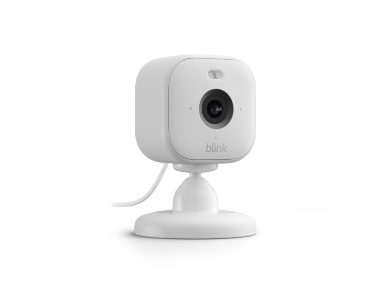 Amazon Blink Mini 2, Ip-Sikkerhedskamera, Indendørs & Udendørs, Trådløs, Amazon Alexa, Bord/Væg, Hvid