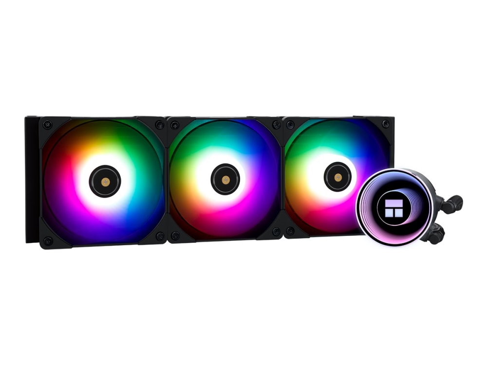Thermalright Frozen Notte 360 BLACK ARGB V2 - Processors flydende kølesystem - (for: LGA115x Socket, LGA1200, LGA1700, LGA1851, LGA2011, LGA2066, FM1, FM2, FM2+, AM2, AM2+, AM3, AM3+, AM4, AM5) - 120 mm - sort