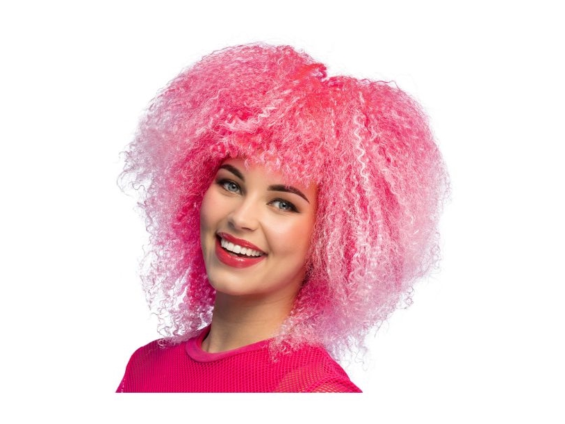 Pinkes Afro-Perückchen, Starlight