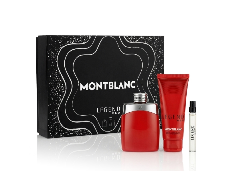 Montblanc Legend Red Edp 100 Ml + Edp Mini 7.5 Ml + Sg For Body & Hair 100 Ml (Man)