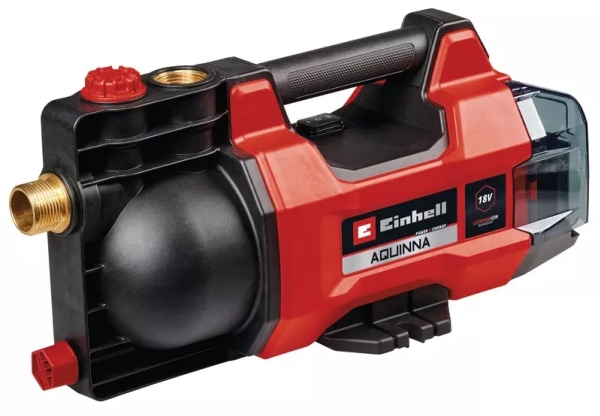 Einhell Aquinna 18/28, Battery, 2.5 Bar, 2800 L/H, Black, Red - Solo