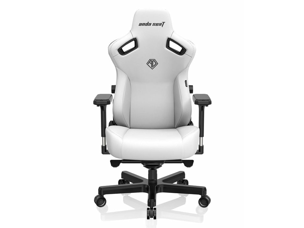Anda Seat Ad12ydc-Xl-01-W-Pvc, Gepolsterter Sitz, Gepolsterte Rückenlehne, Weiß, Weiß, Kunstleder, Kunstleder
