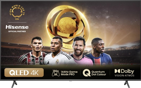 Hisense Qled Smart Tv 75E7nq Pro Cr/Ts, 190,5 Cm (75"), 3840 X 2160 Pixel, Qled, Smart Tv, Wi-Fi, Grå