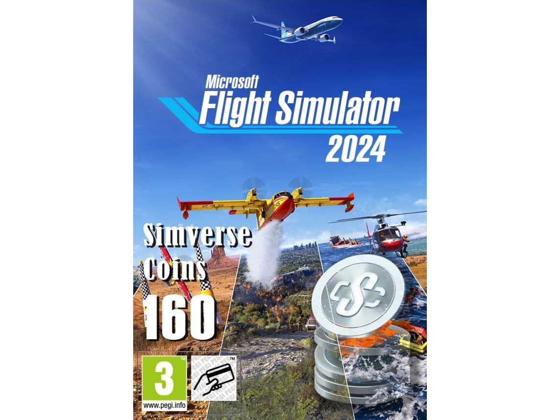 Microsoft Flight Simulator 2024 - 160 Simverse-mønter, Xbox Series S, Storbritannien