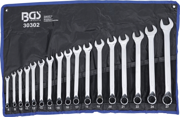 Bgs Technic Combination Spanner Set, 3,45 Kg