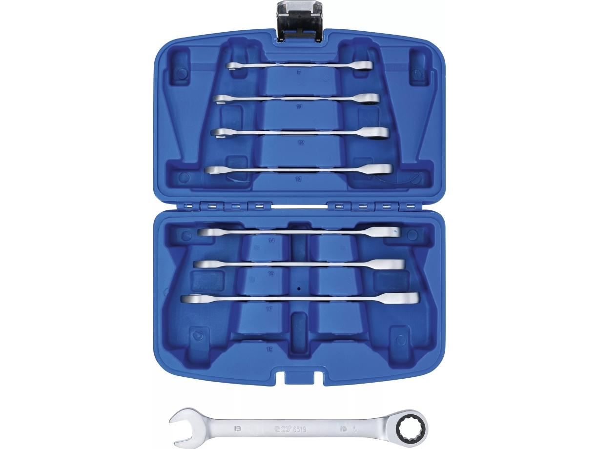 Bgs Technic Ratchet Combination Wrench Set, 1,47 Kg