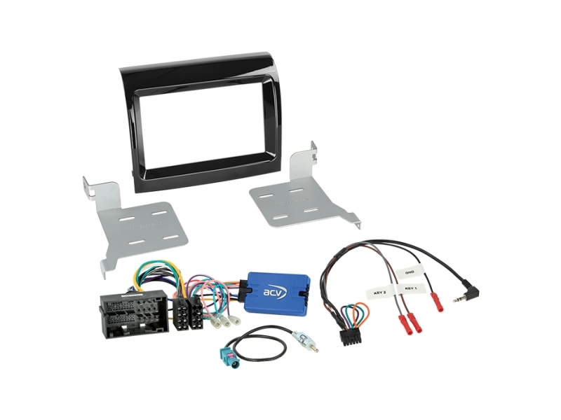2-DIN kit Citroen/Fiat/Opel/Peugeot ratbetj./antenne