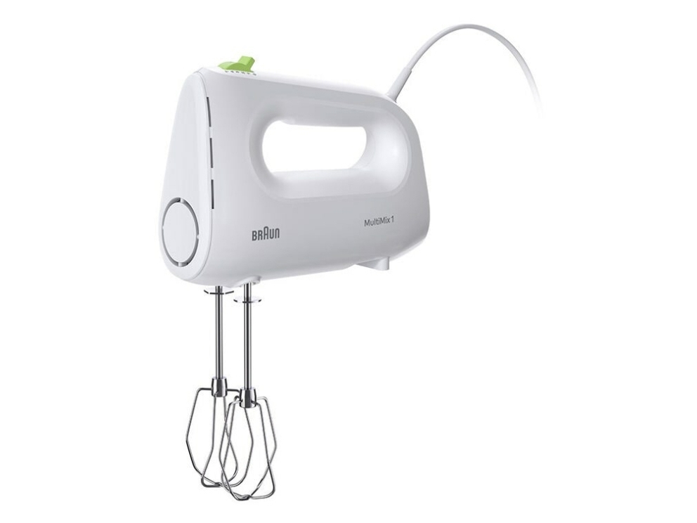 Braun Minipimer 5 Hm 1100 White, Håndmixer, Hvid, Mikse, 1,25 M, Løftestang, 450 W
