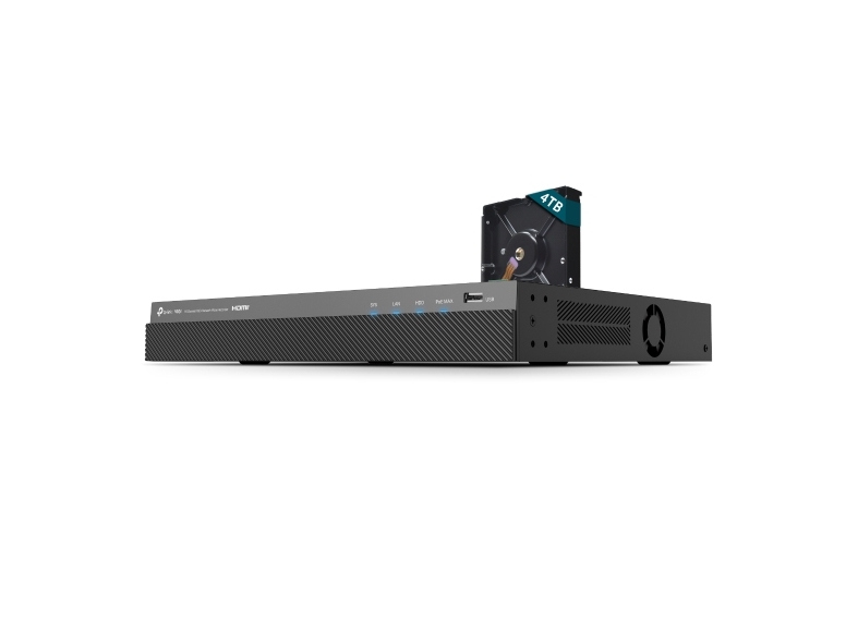 Tp-Link Vigi 16 Channel Poe+ Network Video Recorder 4Tb, 16 Kanäle, 3840 X 2160 Pixel, 16 Kanäle, 720P, 1080P, 2160P, 3840X2160/30Hz, 1920X1080/60Hz,