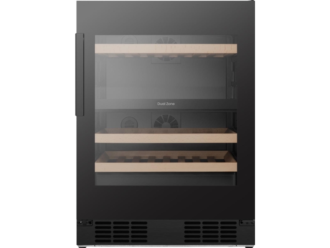 Hisense Vinskab - RW3N122GSLF CR, Vin køleboks, Fritstående, 46 flaske(r), 60 W, Sort, Sort
