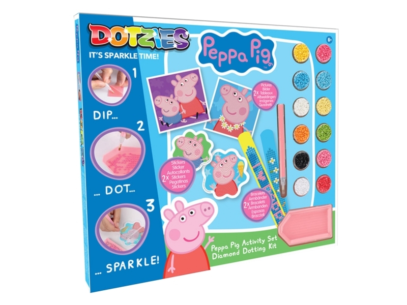 Diamond Dots Kreativset Diamantzeichnung Peppa Pig, Dtz10.010