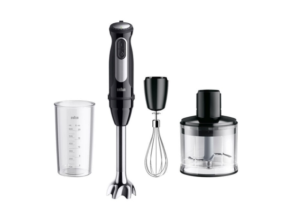 Braun Multiquick 5 Pro Mq 55236 M, Nedsænkning Blender, 0,6 L, 1,2 M, 1000 W, Sort