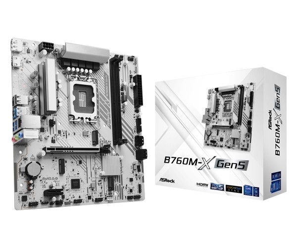 Asrock B760m-X Gen5 1700 Matx Hdmi/Dp Dd