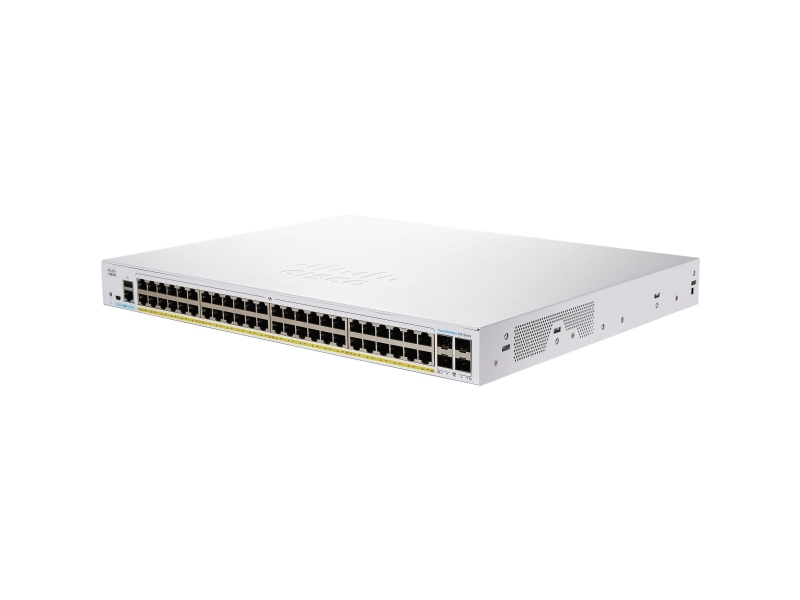 Cisco Cbs250-48P-4G, Managed, L3, Gigabit Ethernet (10/100/1000), Power Over Ethernet (Poe), Rack-Einbau, 1U