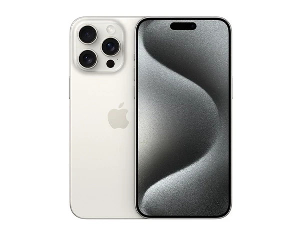 Refurbished Apple Iphone 15 Pro 128Gb (Hvidt Titanium) Esim - Condition: Grade B