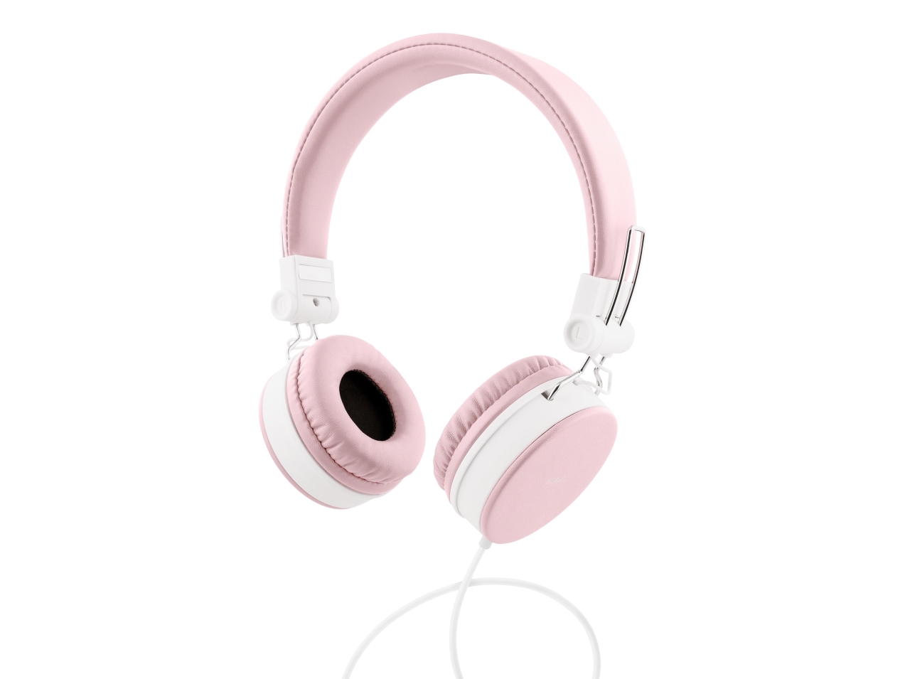 Streetz Hovedtelefoner Med Mikrofon, Foldbare, 3,5 Mm Tilslutning, 1 Knap Fjernbetjening, Pink, Ledningsført, 20 - 20000 Hz, Opkald/Musik, Headset, L