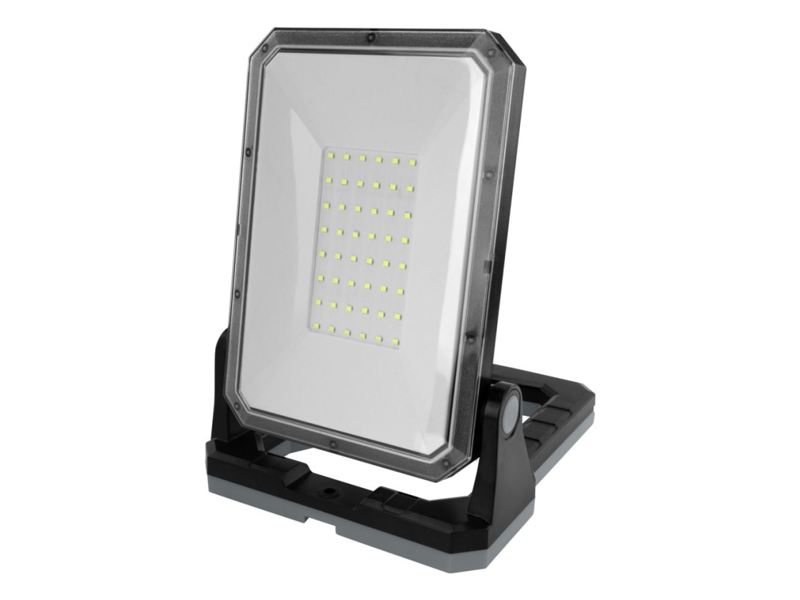 Ansmann WL2000R-ECO, 48 W, LED, IPX4, 4000 mAh, Sort, Grå, Fritstående arbejdslys
