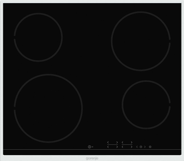 Gorenje Ect641bx, Schwarz, Integriert, 60 Cm, Keramik, Glaskeramik, 4 Zone(N)