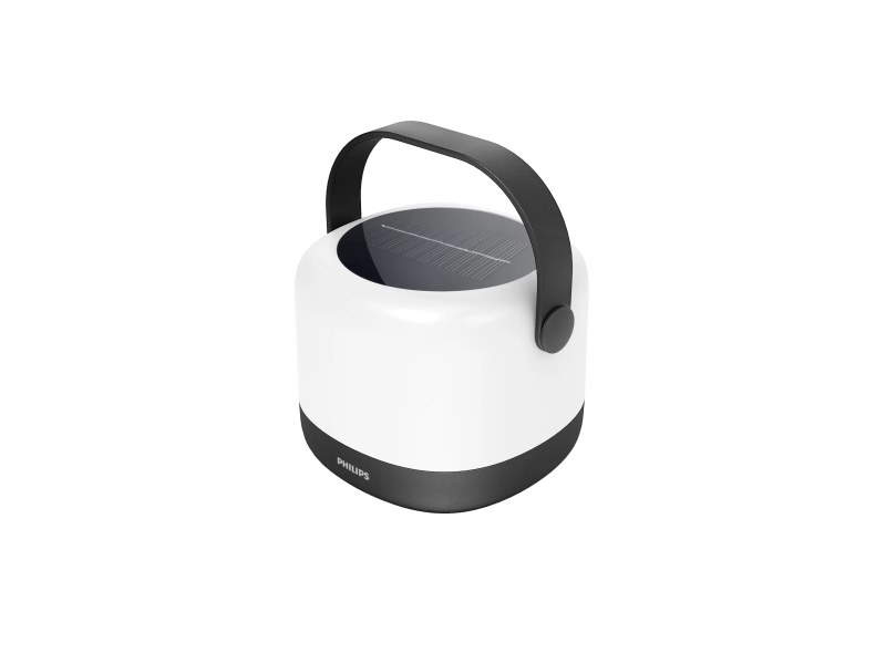Philips Alula Bærbar Lampe 1,2 W, Udendørs Håndbelysning, Sort, Plast, Ip44, Have, Terrasse, Midlertidig