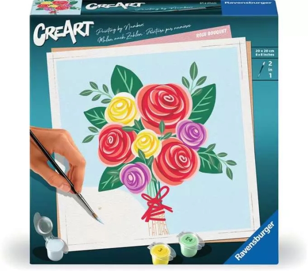 Ravensburger 25520, Maalit mukana, Numerovärityspakkaus