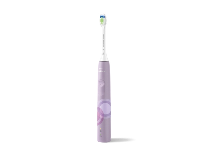 Philips 4100 Series HX3689/44 Sonisk elektrisk tandbørste, Voksen, Sonisk tandbørste, Daglig pleje, 31000 Omdrejninger pr. minut, Violet, 2 min, 4 x 30 sek.