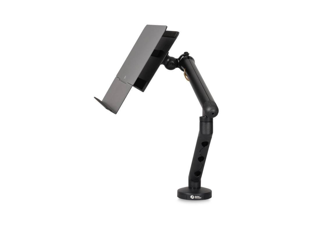 Bakkerelkhuizen Be Universal Laptop Holder, Laptop Arm, Black, Dark Grey, Aluminium, Steel, 29.5 Cm (11.6"), 43.2 Cm (17"), 8 Kg