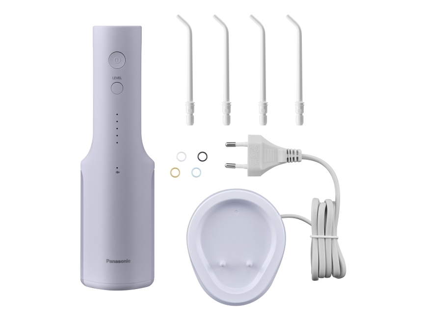 Panasonic EW-DJ27, 0,2 L, Hvid, Trådløs oralvandingsanordning, Knapper, Batteri, 100 - 240 V