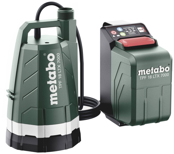 Metabo TPF 18 LTX 7000 - vandpumpe (solo/kabinet)