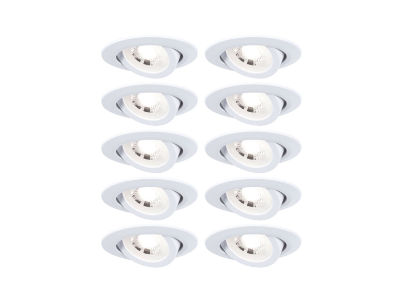 Paulmann 99995, Einbaustrahler, Led, 3000 K, 450 Lm, Weiß