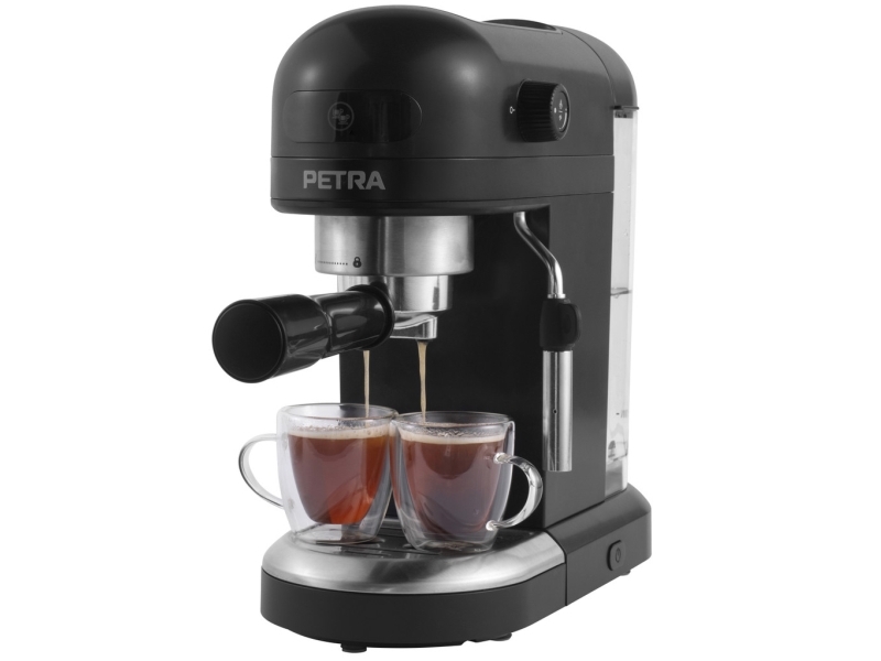 Petra Pt5240bvde, Espressomaskine, 1,4 L, Malet Kaffe, 1465 W, Sort