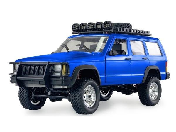Amewi Jc-X12 Scale Blue Brushed 1:12 Rc Model Car Electric Off-Road Vehicle All Wheel Drive (4Wd) Rtr 2,4 Ghz Inkl. Batteri Og Oplader (22633)