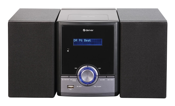 Denver MDA-285, Hemmaljud minisystem, Svart, 1 diskar, Topp, 50 W, 2-vägs | TV, Ljud & Bild - Stereo - Mikro & Mini stereo | GameStuff