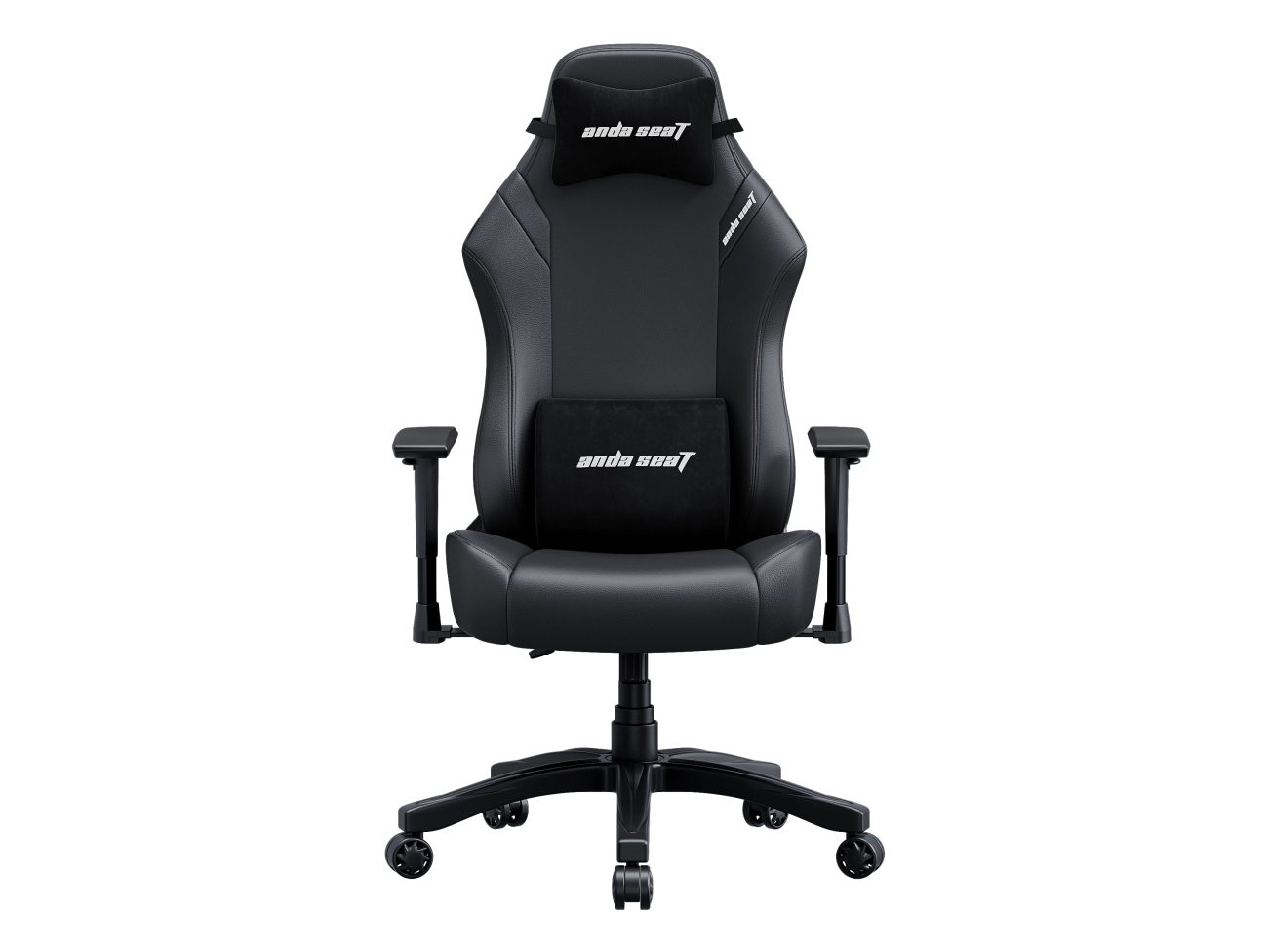 Anda Seat Luna, Gaming Lænestol, 120 Kg, Polstret Sæde, Polstret Ryglæn, 180 Cm, Sort