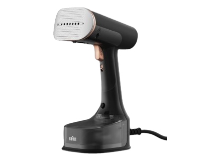 Braun QuickStyle 7, Höyrysilitysrauta, Keraaminen pohjalevy, 3 m, 35 g/min, musta, Kupari, 0,25 L