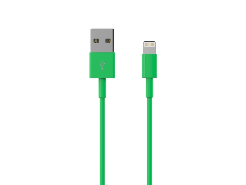 Sinox Lightning Kabel. 1M. Grün